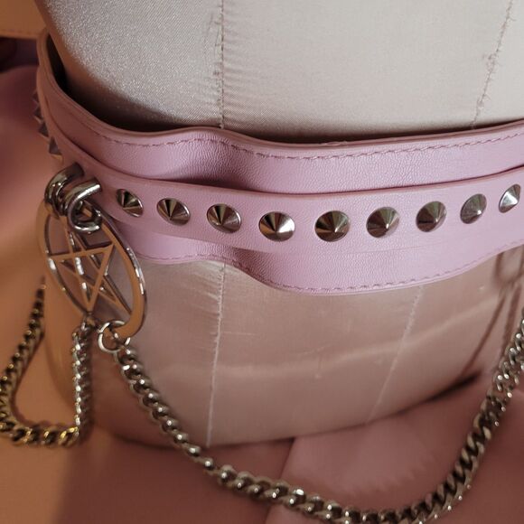 Killstar Pink Chain Belt Size Women's L-XXL Goth Y2K Kawaii Gyaru Gal Style Emo - Picture 7 of 13